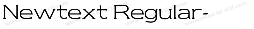 Newtext Regular字体转换